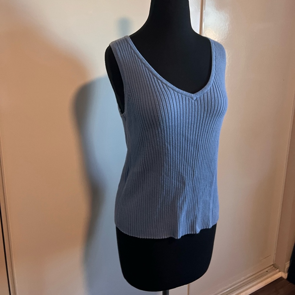 Faded Glory blue sweater vest. Size large.